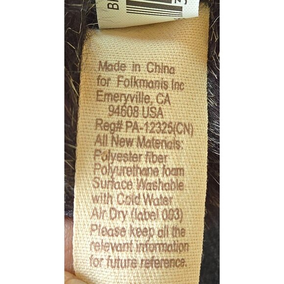 Folkmanis Black Bear Cub Puppet Preowned EUC - Picture 8 of 9